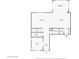 Detailed first floor plan showing layout of the living spaces, kitchen, and bathrooms at 800 Boulder Peak Ave, Erie, CO 80516