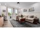 Bright living room with a comfortable sectional sofa, large windows, and stylish decor, leading to outdoor area at 509 High Point Dr, Longmont, CO 80504