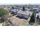 Aerial view of a home showcasing a backyard and deck at 11813 Bellaire Cir, Thornton, CO 80233