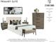 Primary suite features a queen bed, two nightstands, chest, and bench at 11813 Bellaire Cir, Thornton, CO 80233