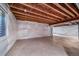 Spacious unfinished basement with insulated walls and concrete flooring at 14035 Touchstone St, Parker, CO 80134