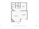 First floor floorplan with kitchen, dining room, living room, bathroom, and entry at 1601 Great Western Dr # D3, Longmont, CO 80501