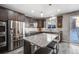 Kitchen with stainless steel appliances and granite countertops at 2633 Garganey Dr, Castle Rock, CO 80104