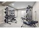 Home gym equipped with a variety of weight machines and mirrored walls for effective workouts at 5707 Cadara Way, Parker, CO 80134