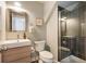 Small bathroom with a stand-alone shower at 1152 Clayton St, Denver, CO 80206