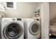 Convenient laundry room with washer and dryer at 1152 Clayton St, Denver, CO 80206