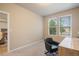 Bedroom with desk and window at 16911 Buffalo Valley Path, Monument, CO 80132