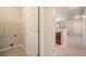 Laundry room with built in shelving at 16911 Buffalo Valley Path, Monument, CO 80132
