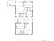 Layout of the home's second floor featuring the living room, kitchen, bedrooms, and balcony access at 12771 W 6Th Pl, Lakewood, CO 80401