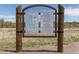 Parker Jordan Centennial Open Space sign providing rules and a map of the area at 8546 Willows Pl, Parker, CO 80134