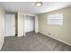 Bedroom with double closets and neutral wall colors at 10547 Pompey Way, Northglenn, CO 80234