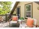 Cozy balcony with comfortable seating, offering a relaxing outdoor space and treetop views at 4224 N Clay St, Denver, CO 80211