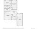 Detailed floor plan illustrating layout with dimensions of rooms including kitchen, living and bedrooms at 16149 E Rice Pl # A, Aurora, CO 80015
