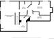 Basement floor plan featuring a recreation room, bedroom, laundry, bathroom, and various hall spaces at 9391 W Hialeah Pl, Littleton, CO 80123