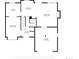 Detailed floor plan showcasing the layout of the first floor, including the kitchen, living room, and dining room at 9391 W Hialeah Pl, Littleton, CO 80123