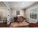 Comfortable home office featuring natural light and stylish decor at 9391 W Hialeah Pl, Littleton, CO 80123