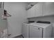 Bright laundry area with modern appliances, cabinets, and a water heater, providing functionality and convenience at 10380 W 55Th Ln # 204, Arvada, CO 80002
