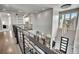Open floor plan showing the view from a second story landing to the main entrance at 10095 S Shadow Hill Dr, Lone Tree, CO 80124