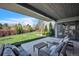 Outdoor patio with comfortable seating, perfect for relaxation and entertaining at 10095 S Shadow Hill Dr, Lone Tree, CO 80124