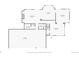 Layout of a house with a kitchen, dining room, living rooms, laundry room, bathroom and a three-car garage at 6279 Cheyenne Ct, Parker, CO 80134