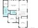 Detailed floorplan showcasing layout of primary bedroom, walk in closet, hall and bedroom at 479 Blue Lake Trl, Lafayette, CO 80026