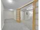 Spacious basement with French doors and recessed lighting perfect for a home theater or office at 1229 James Cir # 1, Lafayette, CO 80026