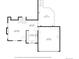 Floor plan of a house featuring living room, dining area, kitchen, garage, and deck at 18056 E Bellewood Dr, Aurora, CO 80015