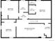 Detailed floor plan showcasing bedrooms, bathrooms, a recreation room, and laundry at 6511 S Cedar St, Littleton, CO 80120