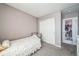 Bedroom featuring a bed and desk area for a simple design at 20338 E 48Th Dr, Denver, CO 80249