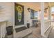 Inviting front porch with seating and decorative touches at 20338 E 48Th Dr, Denver, CO 80249