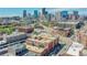 Stunning Denver aerial view of city skyline with modern architecture, brick buildings, and vibrant city life at 2500 Walnut St # 102, Denver, CO 80205