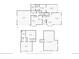 First floor plan featuring living room, kitchen, dining area, garage, and primary bedroom suite at 22342 E Plymouth Cir, Aurora, CO 80016