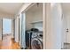 A closet with a washer and dryer included at 10684 Downing St, Northglenn, CO 80233