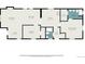 Detailed floor plan showing the layout of the home, including dimensions of each room at 3042 N Franklin St, Denver, CO 80205