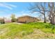 Spacious backyard with healthy grass, patio, and tree offers endless possibilities for outdoor enjoyment at 6933 W 52Nd Pl, Arvada, CO 80002