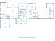 Floor plan featuring the kitchen, dining, living room, bedrooms, baths, office, laundry, and garage spaces at 6991 S Lee Way, Littleton, CO 80127