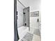 Updated bathroom with tiled shower and modern fixtures at 7973 Chase Circle # 54, Arvada, CO 80003