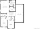 Upper floorplan with primary bedroom and additional bedrooms at 2020 Alpine Dr, Erie, CO 80516