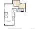 Basement floor plan featuring a recreation room, bedroom, bathroom, storage and electrical room at 4858 S Tibet St, Aurora, CO 80015