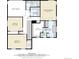 Second floor plan features bedrooms, bathrooms, laundry, walk in closets, and hallway measurements at 4858 S Tibet St, Aurora, CO 80015