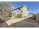 This backyard features a shed, fencing and plenty of potential at 1542 Cherry St, Brighton, CO 80601
