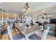 Spacious kitchen and dining area connect to a cozy living room at 1542 Cherry St, Brighton, CO 80601