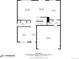 Floor plan layout showcasing the living room, kitchen, dining area, and garage dimensions at 16673 E Virginia Ave, Aurora, CO 80017