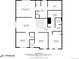 Upstairs floor plan layout showcasing the bedrooms, bathrooms, walk-in closets, and laundry dimensions at 16673 E Virginia Ave, Aurora, CO 80017