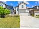 Charming two-story home with a well-maintained lawn and a two-car garage at 19131 E 65Th Ave, Denver, CO 80249