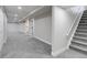 Finished basement features new carpet, neutral paint, and storage space at 3402 S Olathe Way, Aurora, CO 80013