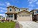 Charming two-story home with a front porch, two-car garage, and well-maintained landscaping at 24707 E 40Th Ave, Aurora, CO 80019