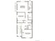 Detailed second floor plan featuring bedrooms, walk-in closet, and two baths, all thoughtfully designed for comfort at 4594 S Versailles St # A, Aurora, CO 80015