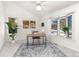 Home office with window seat and wood floors at 6017 Thunder Hill Rd, Parker, CO 80134