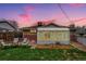 Backyard with a fire pit and seating at 7861 Osceola St, Westminster, CO 80030